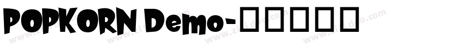 POPKORN Demo字体转换